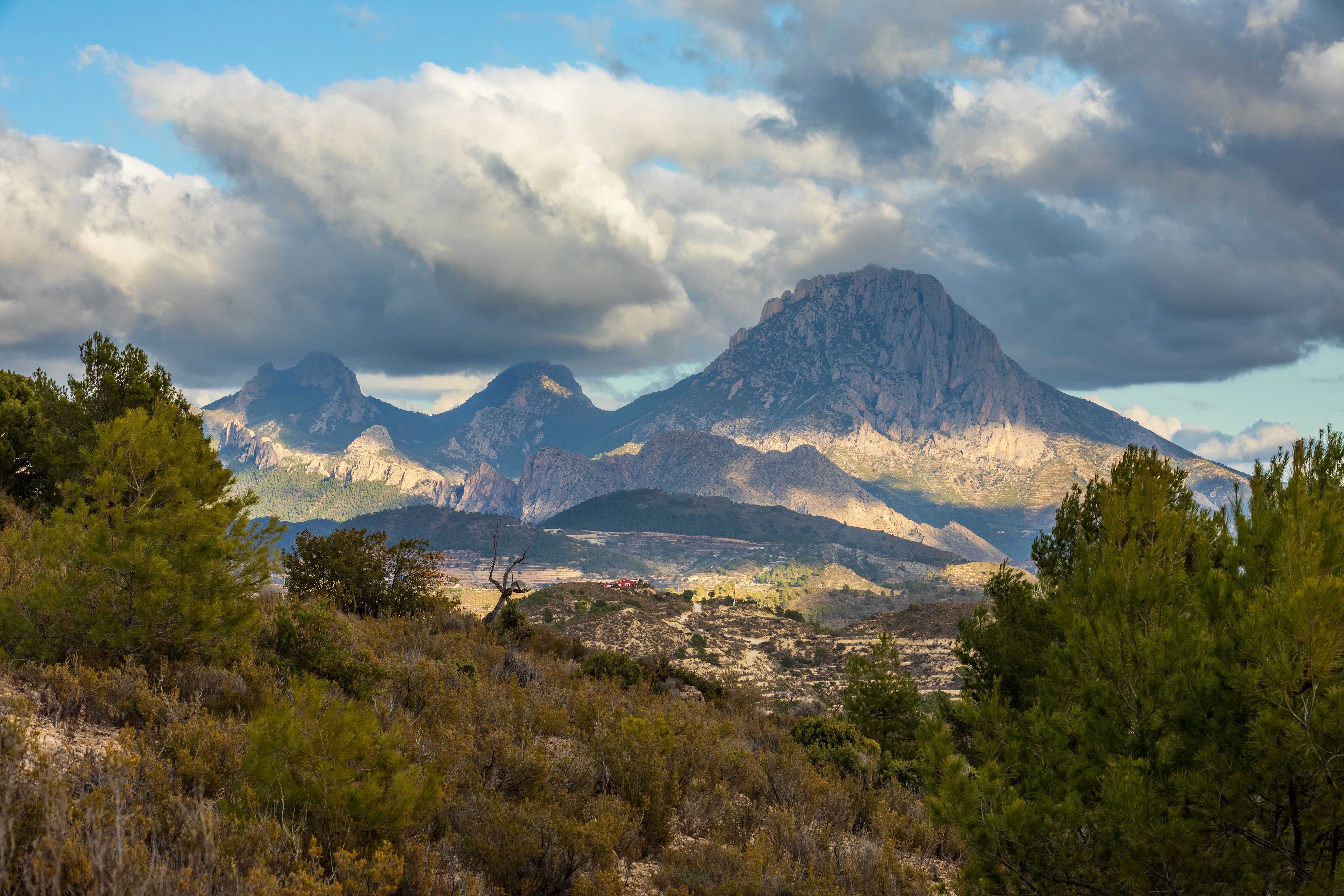 Vista panorámica de la Sierra de Aitana
